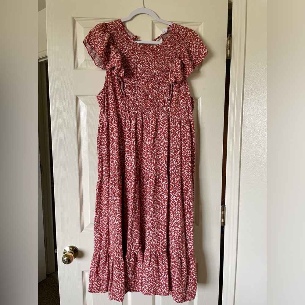 RED AND WHITE OLD NAVY DRESS